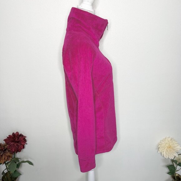 Obermeyer Brandi Hot Pink Plush Funnel Neck Fleece Gorpcore Outdoors Winter Sz M - Picture 3 of 7